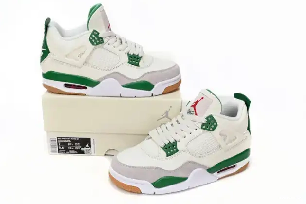 Cheap TBkick SB DR5415-103 Jordan Green 4 Pine Retro 0524
